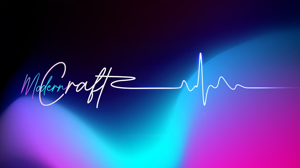 Modern Craft app design collage